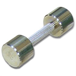 Гантель хромированная для фитнеса 4 кг MB-FitM-4