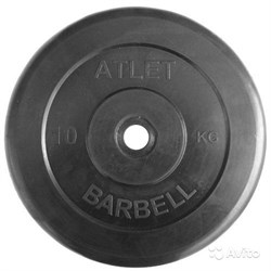 Диск Атлет 10 кг,31мм - фото 23611