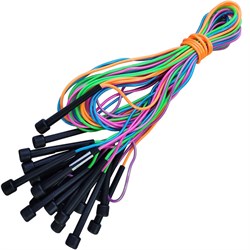 E29462 Скакалки (10 штук) шнур из ПВХ, 2,7 м. (мультиколор) - фото 27108