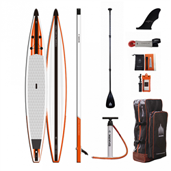 Надувная SUP доска Shark 14'x25” Race - фото 31568