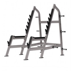 Олимпийская стойка для приседаний со штангой