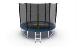EVO JUMP External 10ft Blue Батут с внешней сеткой и лестницей диаметр 10ft синий - фото 34490
