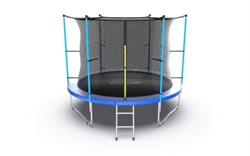 EVO JUMP Internal 10ft Blue Батут с внутренней сеткой и лестницей диаметр 10ft синий - фото 34493