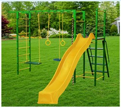 Уличный спортивный комплекс Олимпик-6.3 c пластиковым скатом - фото 34670