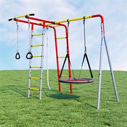 Детский спортивный комплекс для дачи ROMANA Лесная поляна-3 - фото 34834