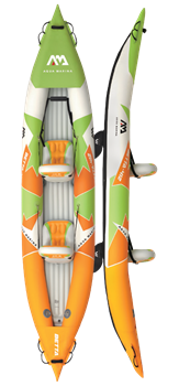Каяк надувной двухместный с веслом AQUA MARINA BETTA-412 13'6 s21 - фото 36440