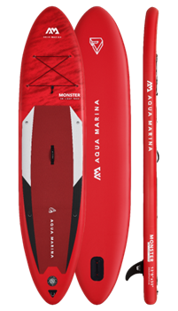 SUP-доска надувная с веслом AQUA MARINA Monster 12'0" S21 - фото 38074