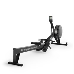 Гребной тренажер UNIX Fit Air воздушно-магнитный / Magnetic Rower-X черный - фото 52541
