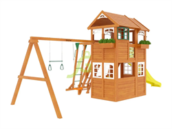 Детская площадка IgraGrad Клубный домик 2 с рукоходом Luxe - фото 53572