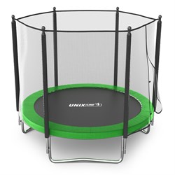 Батут UNIX Line Simple 8 ft Green (outside) - фото 55722