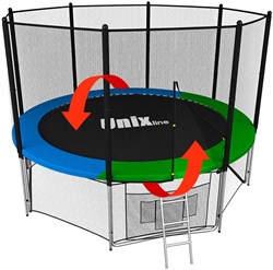 Батут UNIX Line Classic 8 ft (outside) - фото 55799