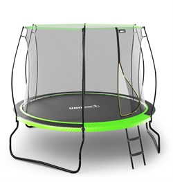 Батут UNIX Line 8 ft UFO Green - фото 55849