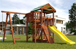 Детская площадка Савушка Мастер 1 (Махагон) 4 сезона - фото 58173