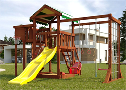 Детская площадка Савушка Мастер 4 (Махагон) - фото 58253