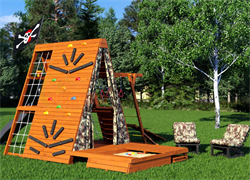 Спортивный домик Савушка База-5 (Милитари) с креслами - фото 58519