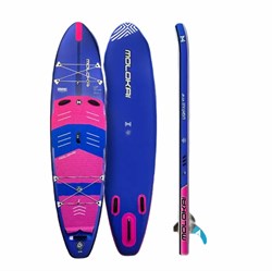 Надувная SUP доска Molokai 11.2 LIGHT AIR RDS 3K Carbon (2025) роз - фото 59450
