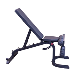 Универсальная регулируемая скамья BODY SOLID GFID31B черная - фото 62917