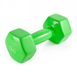 Гантель неразборная 7 кг. винил VictoryFit VF-DV070 - фото 63179