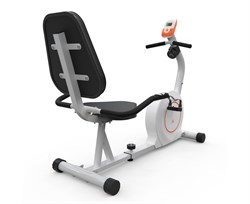 Велотренажер DFC B504RWO магнитный (белый корпус, оранжевая полоса) - фото 64793