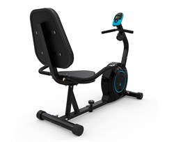 Велотренажер DFC B504R магнитный (черный корпус, голубая полоса) - фото 64812