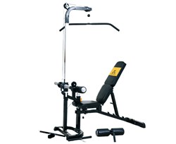 Скамья с вертикальной и горизонтальной тягой Powertec - фото 66533