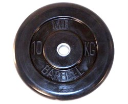 Диск обрезиненный BARBELL MB (металлическая втулка) 10 кг / диаметр 26 мм - фото 67367