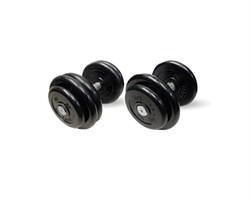 Неразборная гантель c вращающейся ручкой, 36 кг - фото 67506