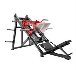 Жим ногами под углом 45 градусов на свободных весах Protrain PP191 (черно-красный) - фото 72809