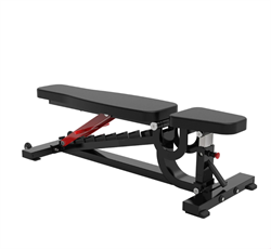 Скамья многофункциональная регулируемая Protrain PP187 (черно-красный) - фото 72947