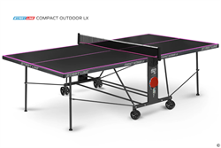 Стол теннисный Start Line Compact-2 LX Всепогодный Black - фото 77418