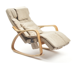 Массажное кресло-качалка Senzo Amaya Beige - фото 77801