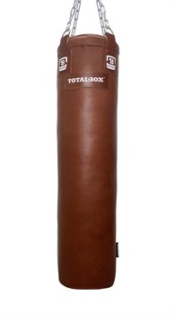Мешок боксерский набивной TOTALBOX кожа коричневый 30*150-55 корич - фото 85144