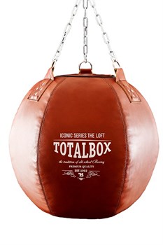 Груша боксерская набивная Шар LOFT TOTALBOX кожа - фото 85546