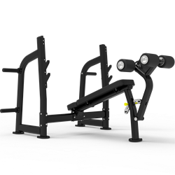 Impulse ITF8204 олимпийская скамья с отрицательным наклоном для жима - фото 86713