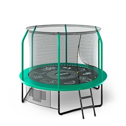 Батут UNIX Line Премиальный с играми / Supreme Game 8 ft (244 см) зеленый - фото 87848