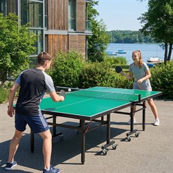 Всепогодный теннисный стол UNIX Line для улицы outdoor 14 мм SMC, зеленый - фото 88166