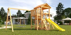 Детская площадка Савушка Мастер 2 с качелями Гнездо 1 метр - фото 92216
