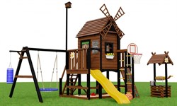 Детская площадка Markvel Мельница Marvill 1 + игровой колодец Reverso - фото 94358