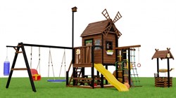 Детская площадка Markvel Мельница Marvill 5 + игровой колодец Reverso - фото 94494