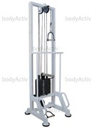 ТРБ2200-1-80 Тренажер блочный реабилитационный (аналог МТБ) стек 80 кг высота 2200 мм