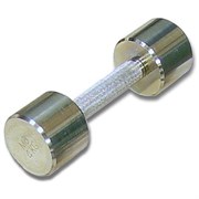 Гантель хромированная для фитнеса 4 кг MB-FitM-4
