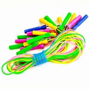 R18105 Скакалки (10 штук) ПВХ с подшипником 2,7 м. (мультиколор)