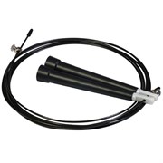R18144-3 Скакалка скоростная 2,8 м. трос в ПВХ (черная)