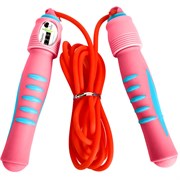R18146 Скакалка 2,8 м. ПП/Резина (розовая)