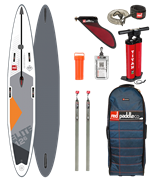 Доска SUP надувная RED PADDLE 2018/2019 12'6"x28" ELITE RSS FFC