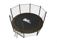 Батут UNIX line 10 ft Black&Brown (outside)
