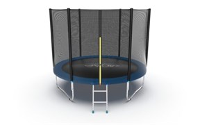 EVO JUMP External 10ft Blue Батут с внешней сеткой и лестницей диаметр 10ft синий