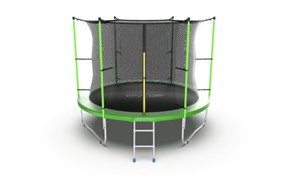 EVO JUMP Internal 10ft Green Батут с внутренней сеткой и лестницей диаметр 10ft зеленый