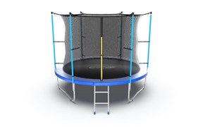 EVO JUMP Internal 10ft Blue Батут с внутренней сеткой и лестницей диаметр 10ft синий