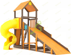 Всесезонная площадка IgraGrad С Tower с трубой SF